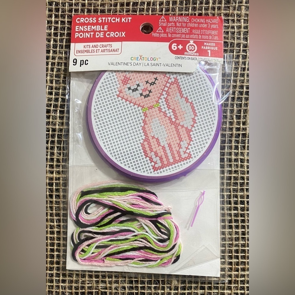 Cross Stitch Lot 8 Kits And 4 Wooden Hearts (Easter kit no thread) New Vintage - Picture 5 of 11